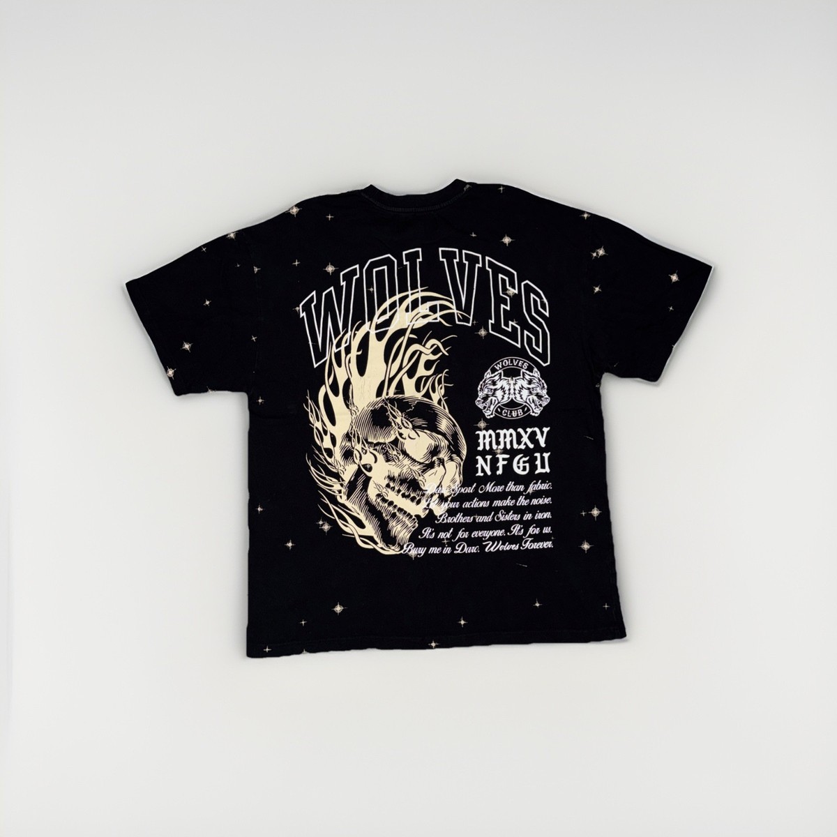 Darc Sport Wolves Club Oversized T Shirt Men's Large “Limited