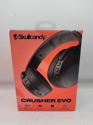 Skullcandy Crusher EVO Bluetooth Headphones Black WORKS BUT BROKEN