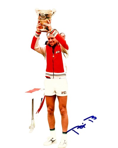 ビョルン・ボルグ 直筆サイン入りフォト Bjorn Borg Wimbledon Photo