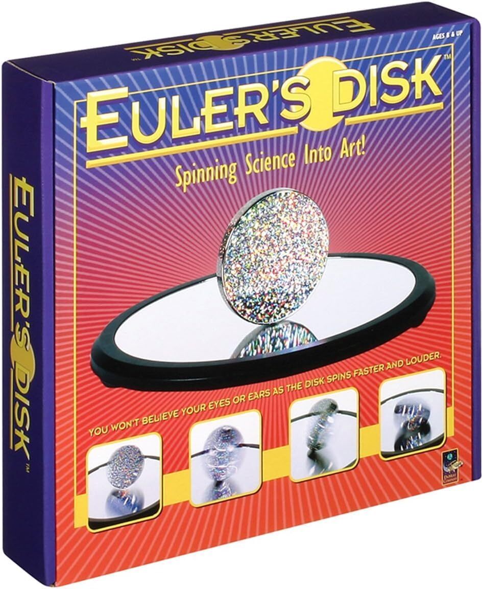 Kinetic Euler's Disk Science Toy Stem Desk Decor With Mirror And