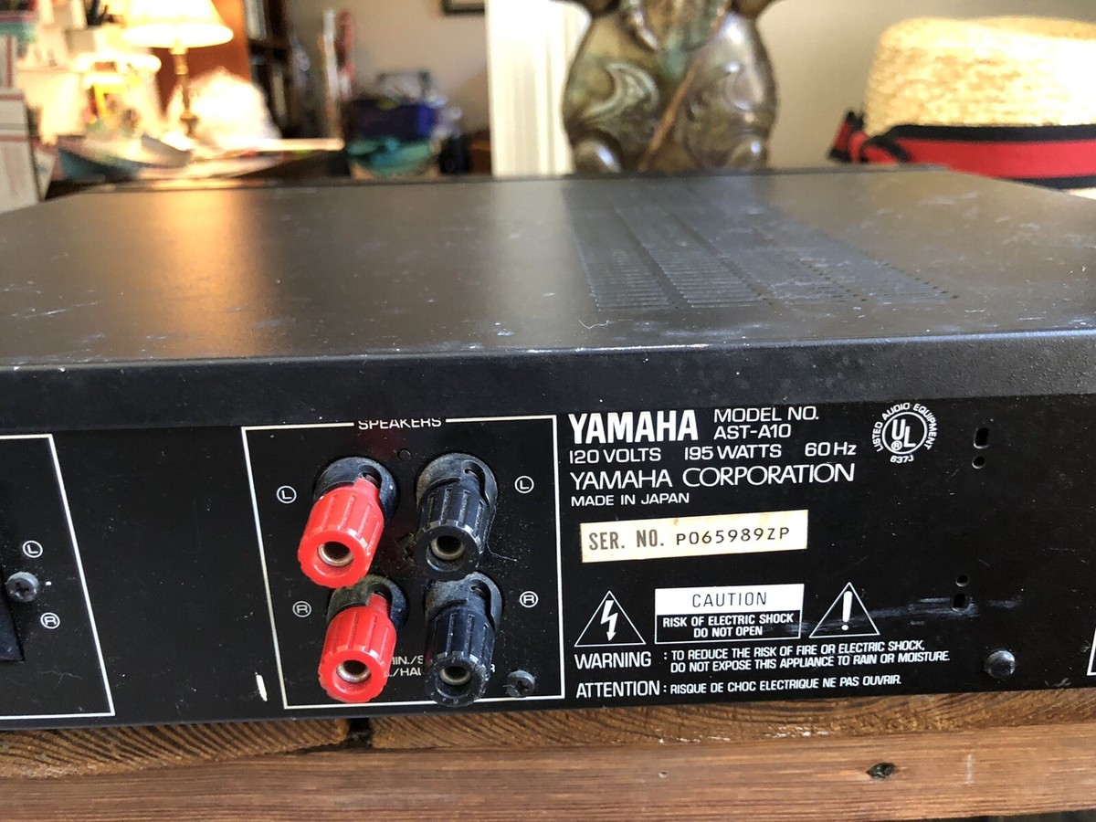 Vintage 1989 Yamaha AST-A10 Active Servo 70w Power Amplifier & AST