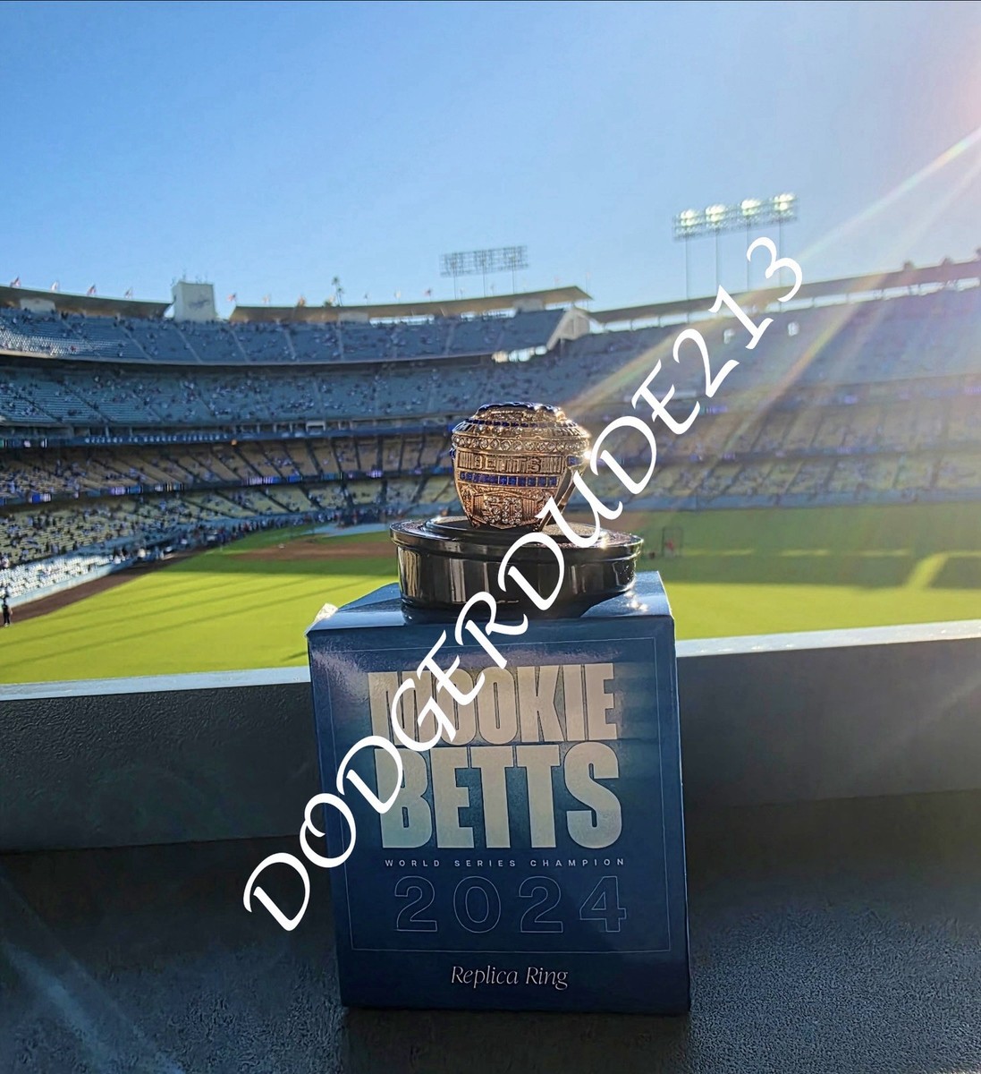 Mookie Betts 2024 ワールドシリーズチャンピオン レプリカリング