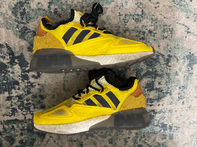 Size 5 (GS) - adidas ZX 2K Boost x Ninja Low Time In - Yellow