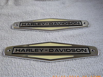1966 thru 1971 Harley-Davidson Fuel Tank Nameplate Emblem