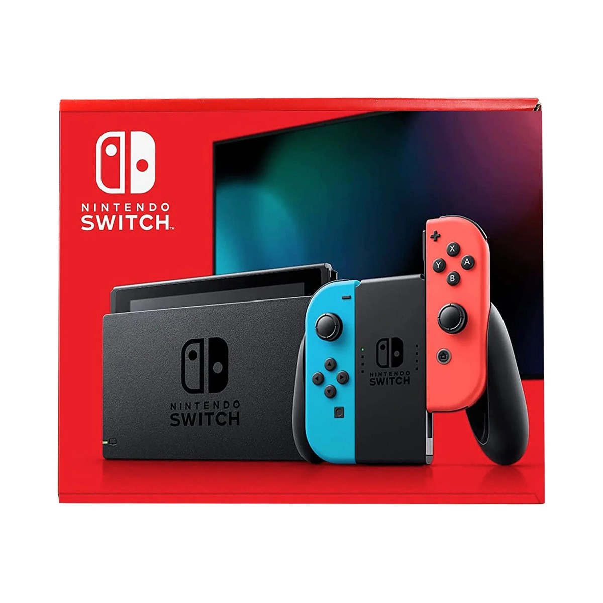 Nintendo HADSKABAH Switch with Neon Blue & Neon Red Joy-Con