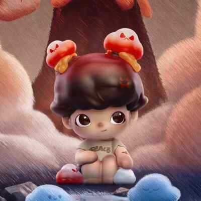 DIMOO ディムー ダルマ1点 POP MARTポップマートDIMOO だるま