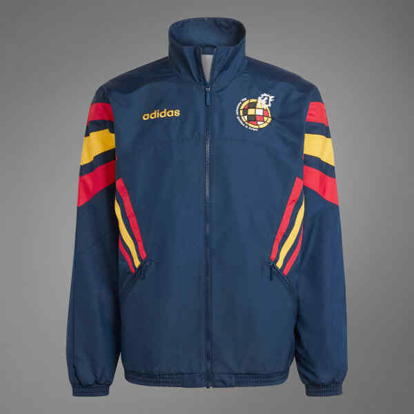 adidas Spain 1996 Woven Track Top Mens Soccer Jacket Asia-Fit