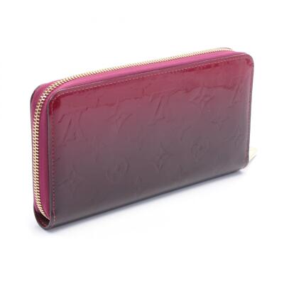 LOUIS VUITTON Zippy wallet Around long purse M90395 Vernis rouge