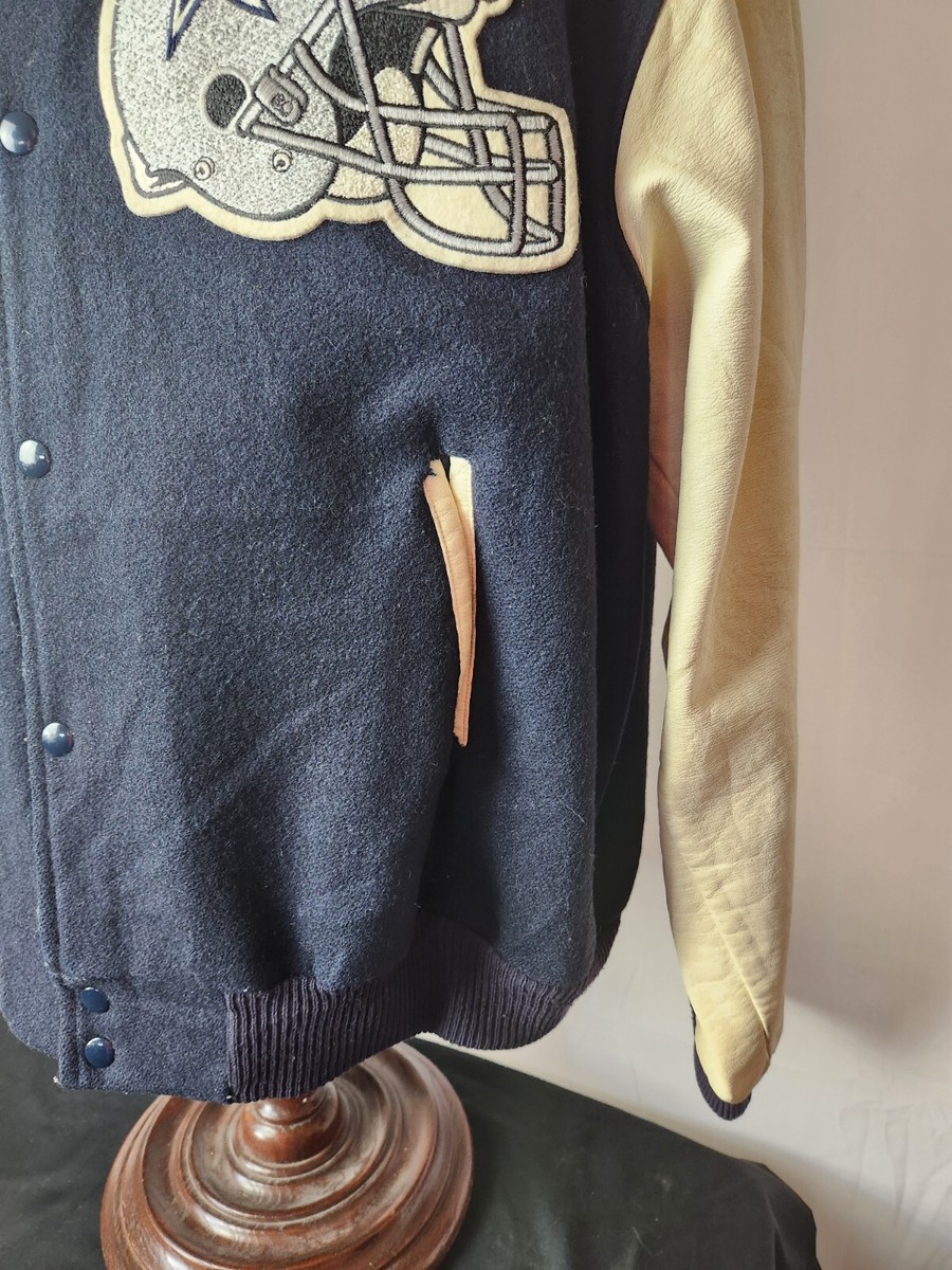 🔥🚨Vintage Chalk Line XXL Dallas Cowboys Varsity Wool Jacket EUC