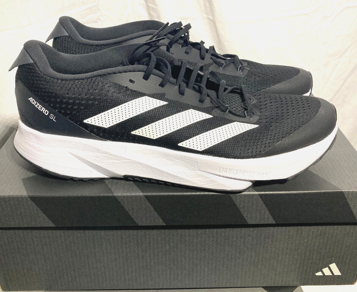 Adidas Adizero SL Road Running Shoes HQ1349 Men's 13 Black | eBay