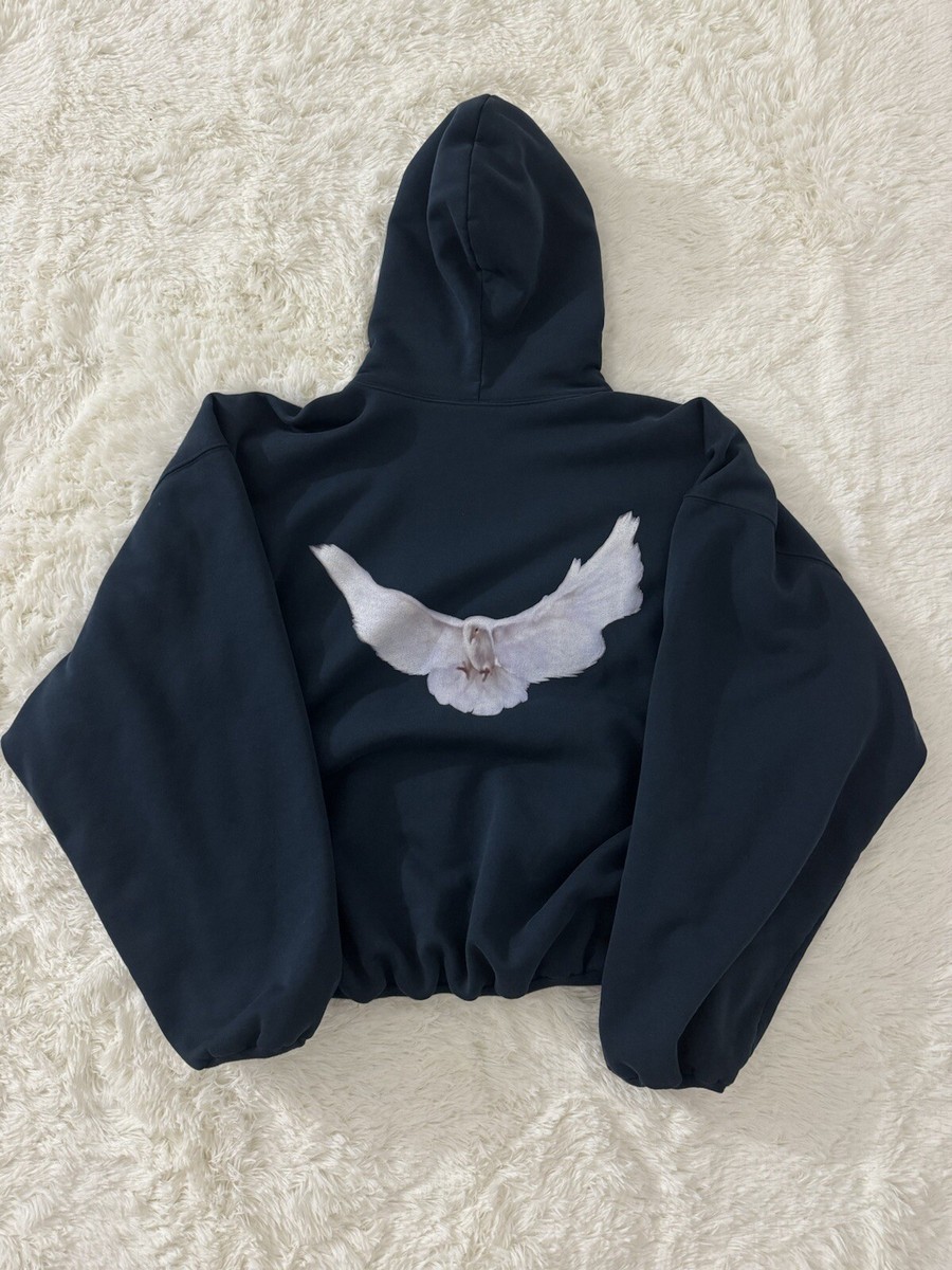 Yeezy Gap Engineered by Balenciaga Dove Hoodie Washed Blue Medium