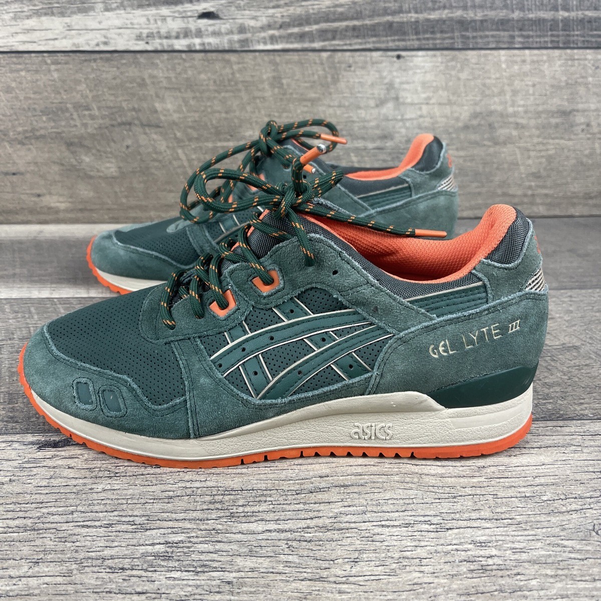Asics Gel-Lyte III H427L-8080 Outdoor Pack Dark Green Orange Men's