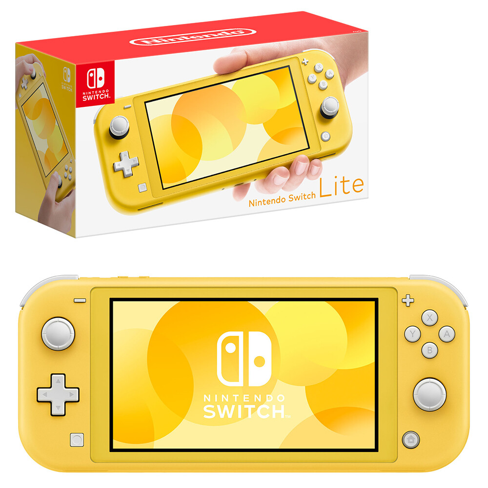 Nintendo Switch Lite 本体 イエロー 箱付き 純正充電器付き Nintendo