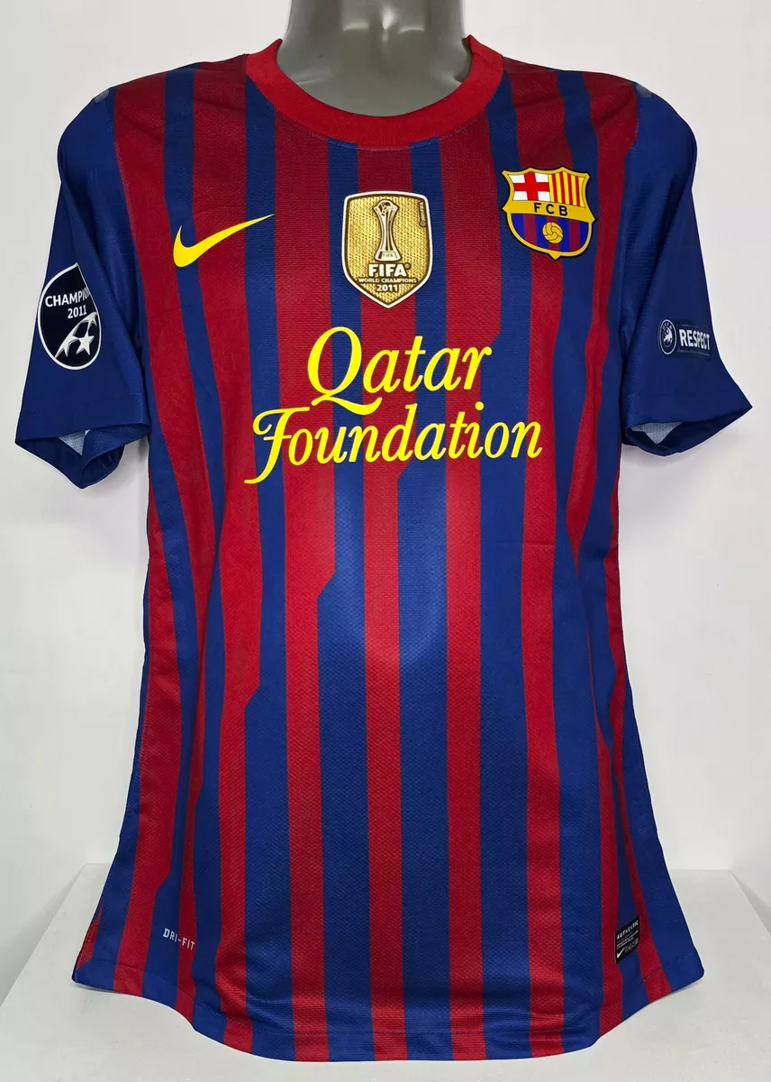 NIKE BARCELONA CHAMPIONS 2011 MATCH PLAYER MESSI XL AUTHENTIC