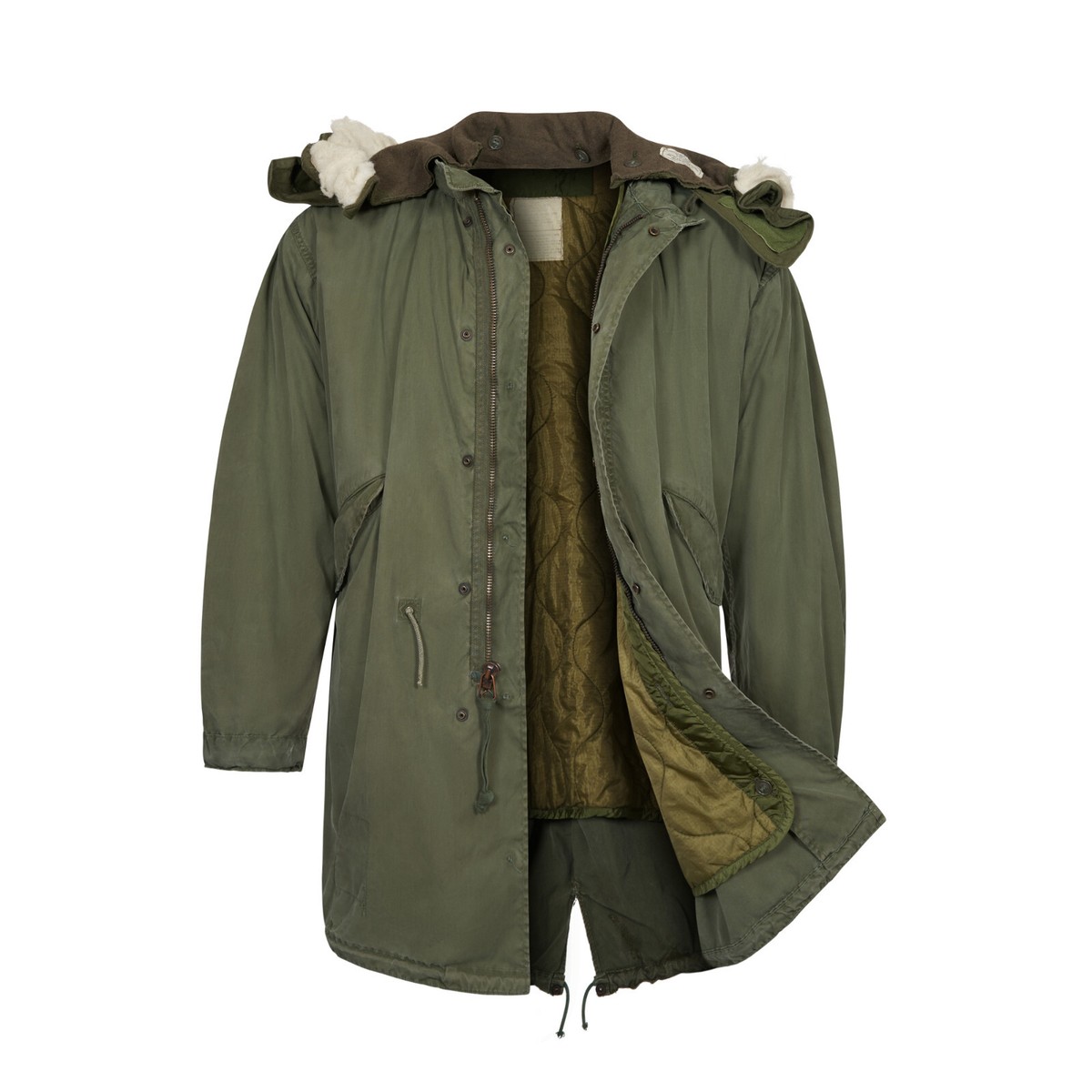 Genuine US M65 Fishtail Parka Padded Army Jacket Military Field