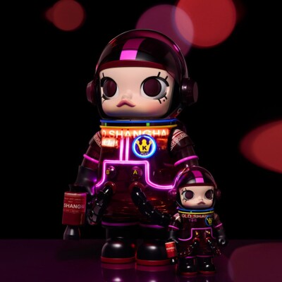 POP MART MEGA SPACE MOLLY 400% OLD SHANGHAI - PALMER HOUSE - 100