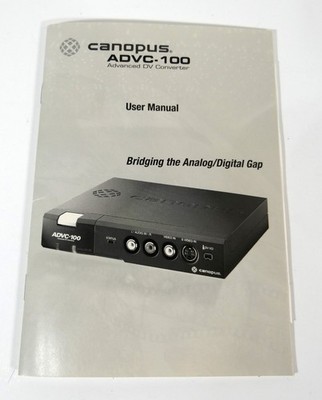 Canopus ADVC-100 Analog to Digital Video Converter for sale online