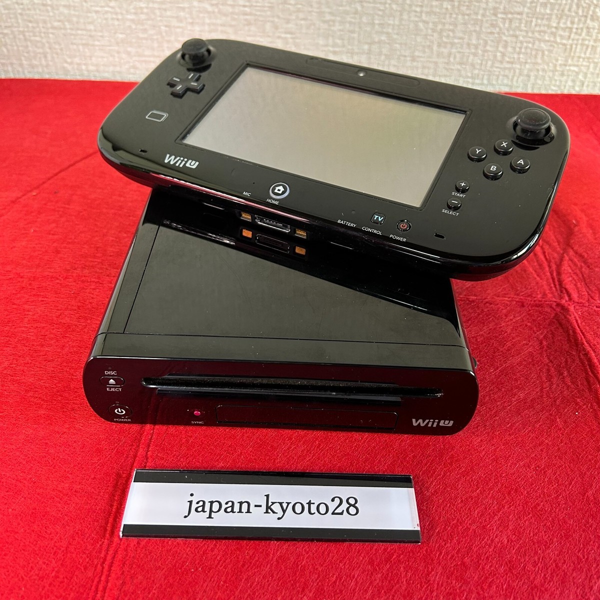 Nintendo Wii U Console 32GB Game Gamepad Black JP Ver. From Japan