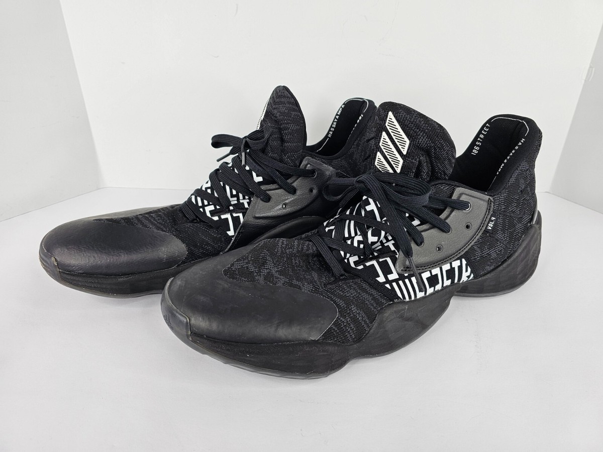 Adidas James Harden Volume 4 Core Black 2019 Mens Shoes Sz 15