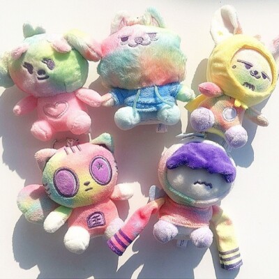 TXT PPULBATU X SANCTUARY RAINBOW PLUSH Doll KEYRING Soobin Yeonjun