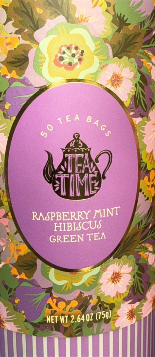 TEA TIME 🫖CAFFEINATED🫖 RASPBERRY MINT HIBISCUS GREEN TEA - 2