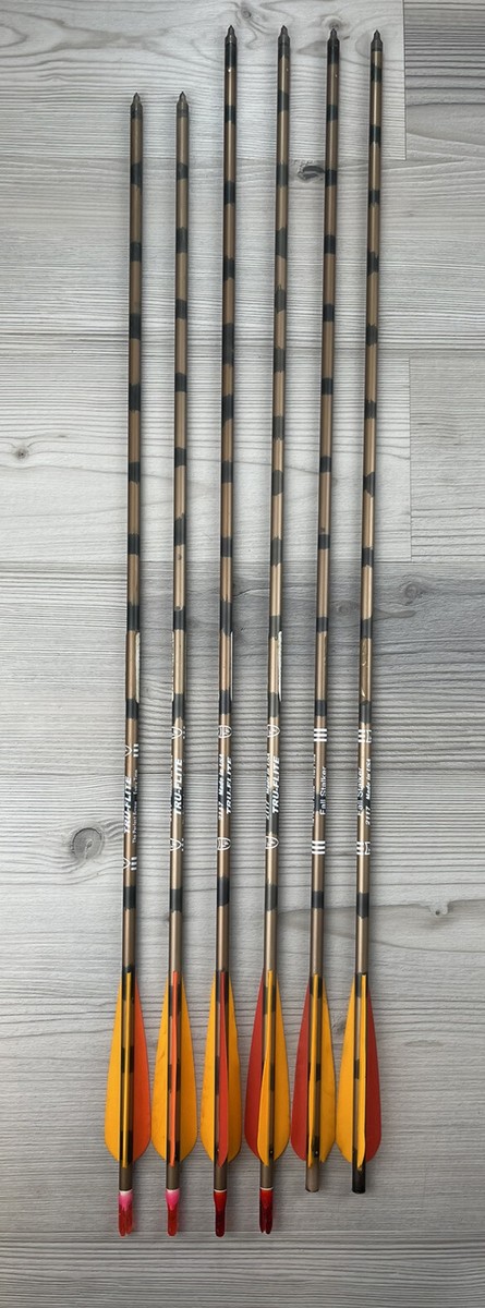 Tru-Flite 2117 Fall Stalker Aluminum Arrows Lot Of 6 Target Arrows