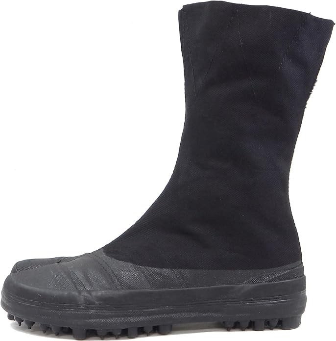ZK Japanese Rikio JIKA TABI Boots Ninja Shoes High Black Spike