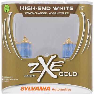 Sylvania Silverstar ZXE Gold H7 55W Two Bulbs Fog Light
