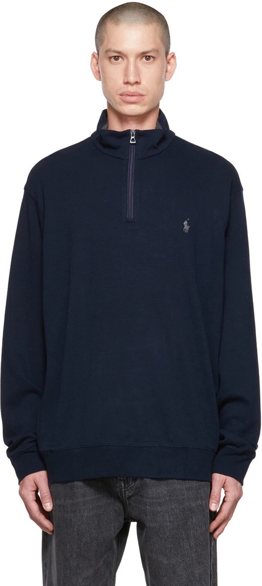 $125 Polo Ralph Lauren Men's, Luxury Jersey Quarter-Zip Pullover