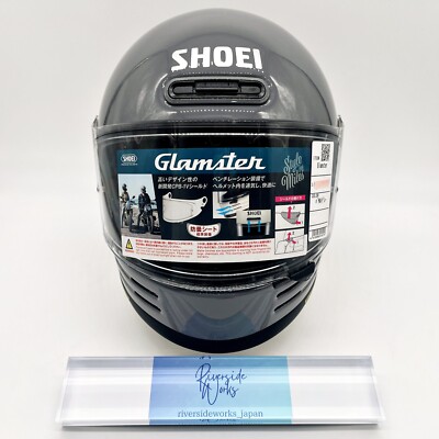 Shoei Glamster Basalt Gray Full Face Helmet Size XXL 63cm From