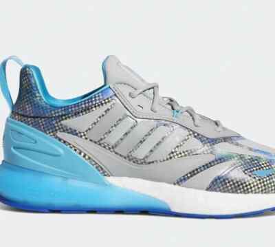 Size 13 - Ninja x adidas ZX 2K 2.0 Time In - Grey Cyan Pink for