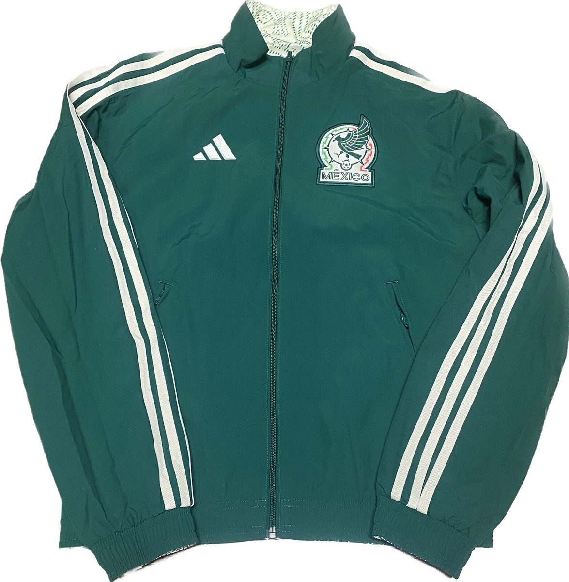 Size S Mens adidas Mexico Reversible Anthem Jacket 2022 Green