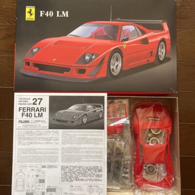 Historic racing car series No.27 1/24 Ferrari F40 LM Plastic model