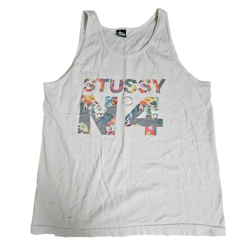Stussy O'DYED MESH TANK -Khaki | eBay