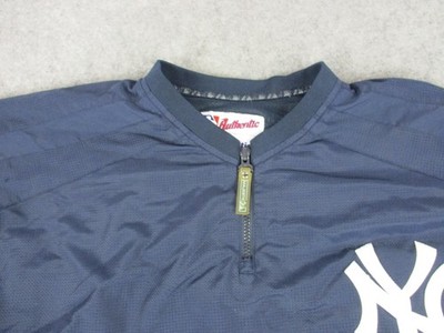 New York Yankees Jacket Mens XXL Navy Blue MLB Baseball Dugout