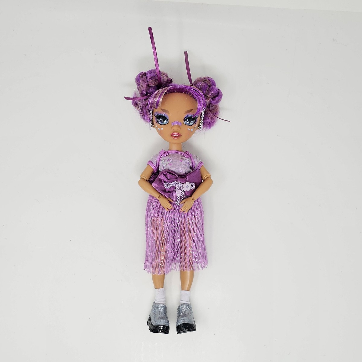 Rainbow High Doll Lila Yamamoto Lavender Purple Space Buns with