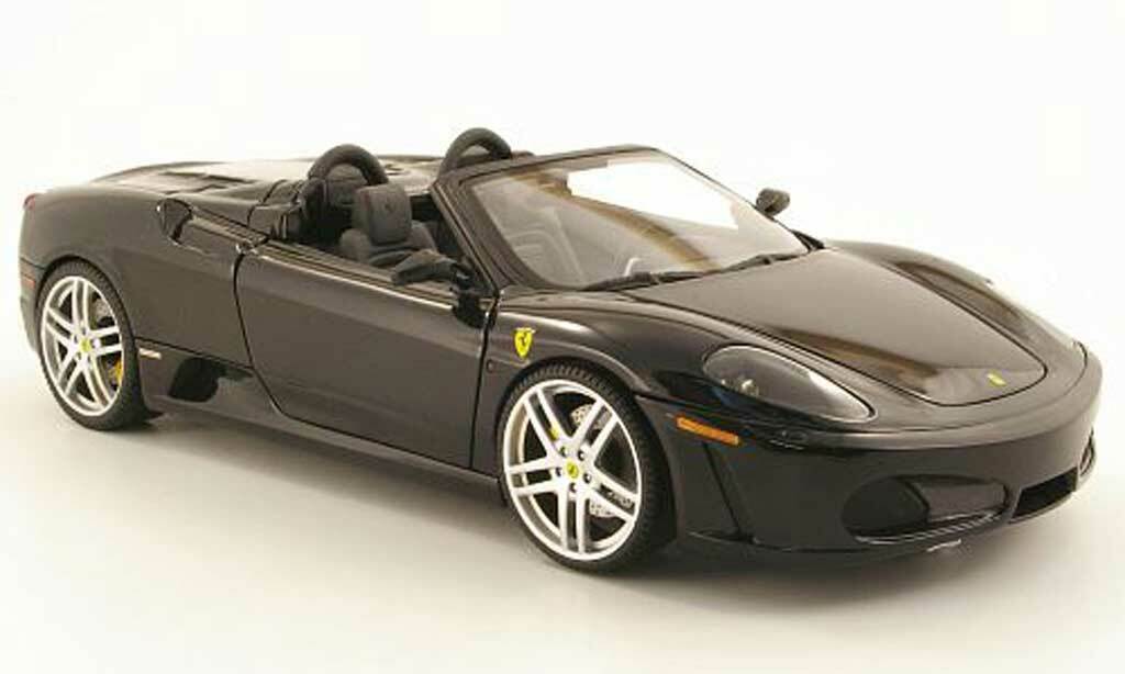 FERRARI F430 SPIDER BLACK SEAL 1:18 by HOT WHEELS ELITE MUSIC