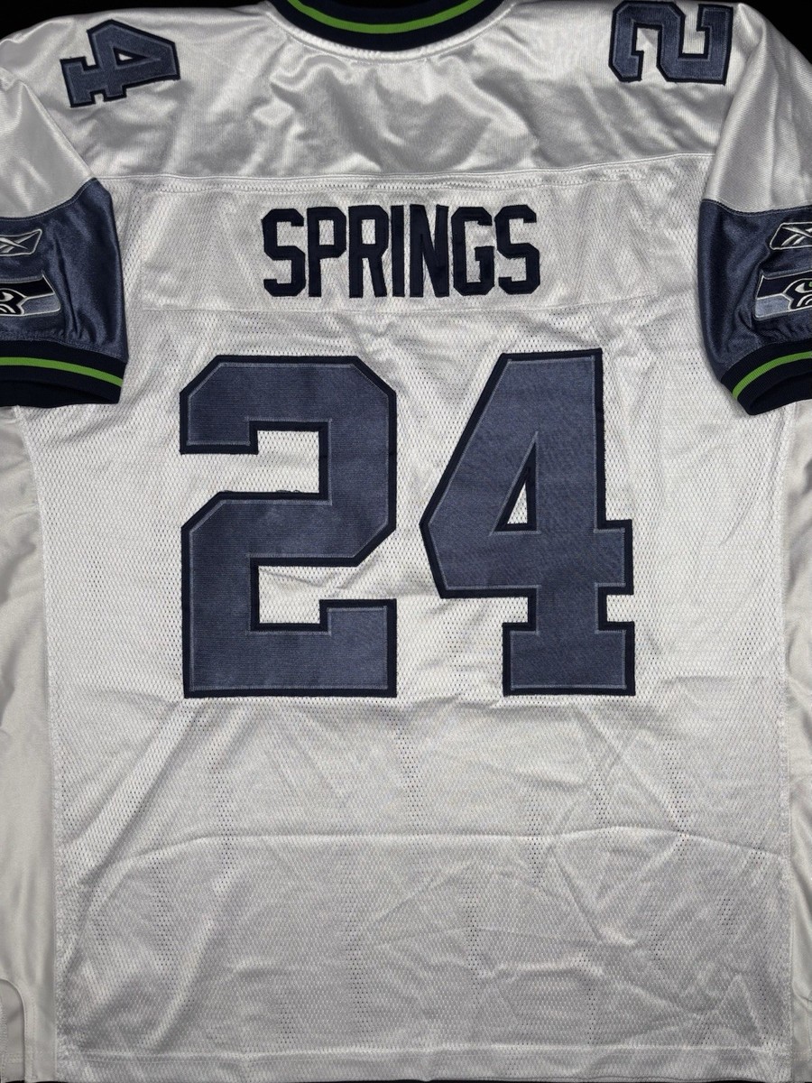 Seattle Seahawks Shawn Springs Reebok Authentic Football Jersey