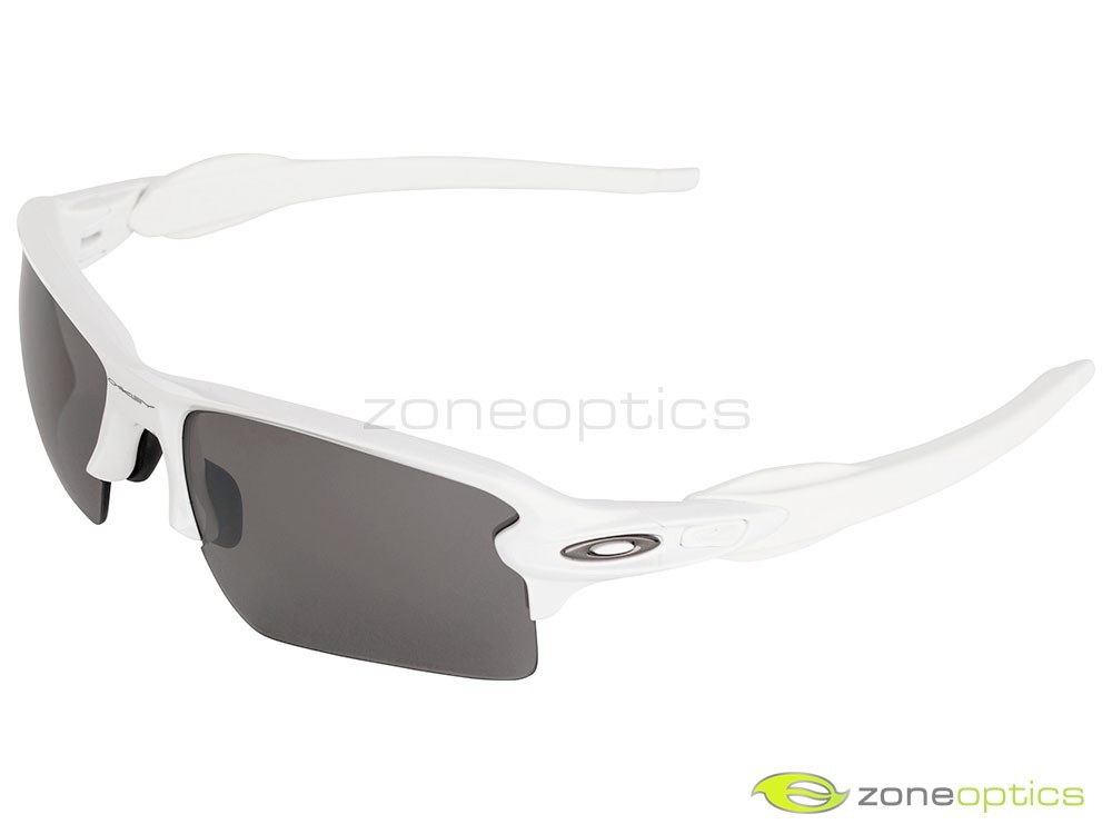 Oakley Flak 2.0 XL Polarized Sunglasses OO9188-7659 Polished White