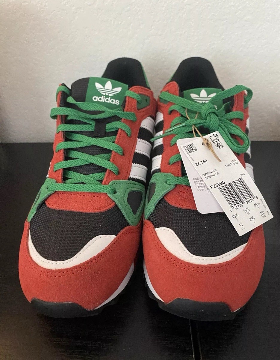 Adidas Originals ZX 750 'Palestine' FZ5895 Mens Size 11 Running