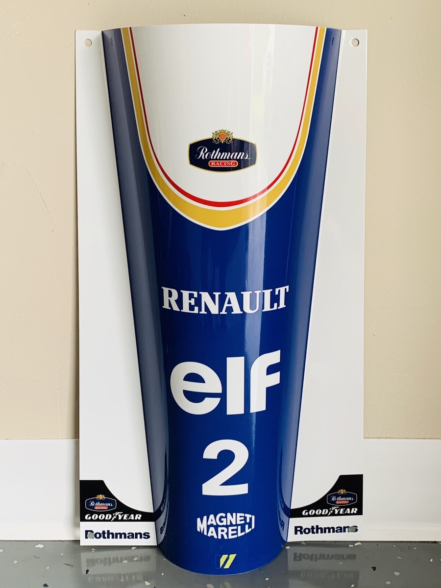 WOW!!!FORMULA 1 F1 WILLIAMS RENAULT FW16 sign Ayrton Senna Race