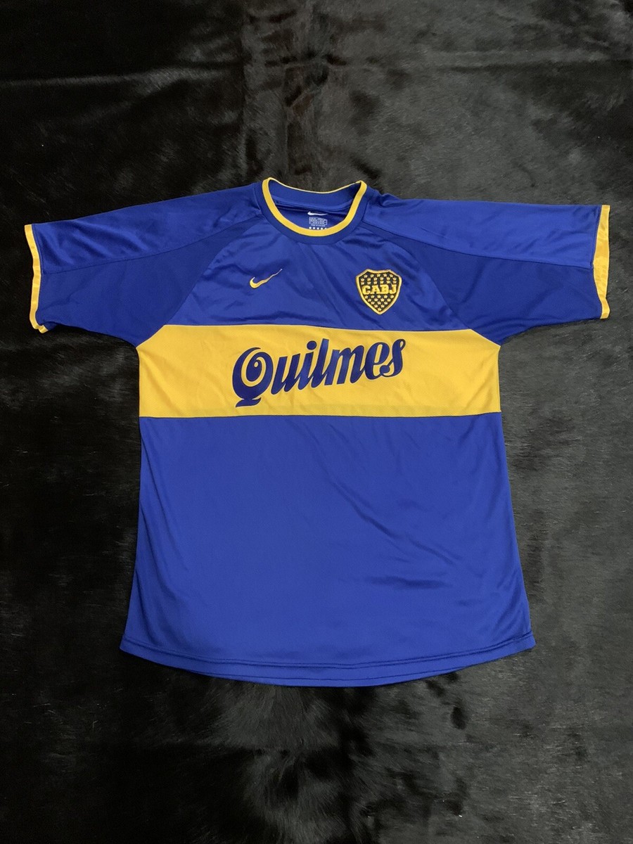 Vintage🔥 Nike Boca Juniors Soccer Jersey Sz XL 99-2000 Riquelme