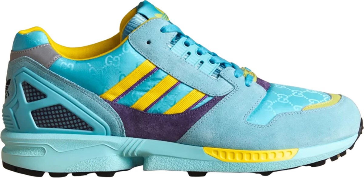 Gucci x Adidas ZX 8000 Aqua GG Monogram Men Shoe Size US 9 / UK