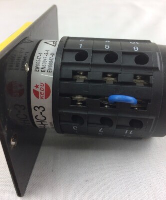 KEDU ZHHC3 Rotary OFF/FW/REV Replacement Switch ZH-HC-3 EN60947