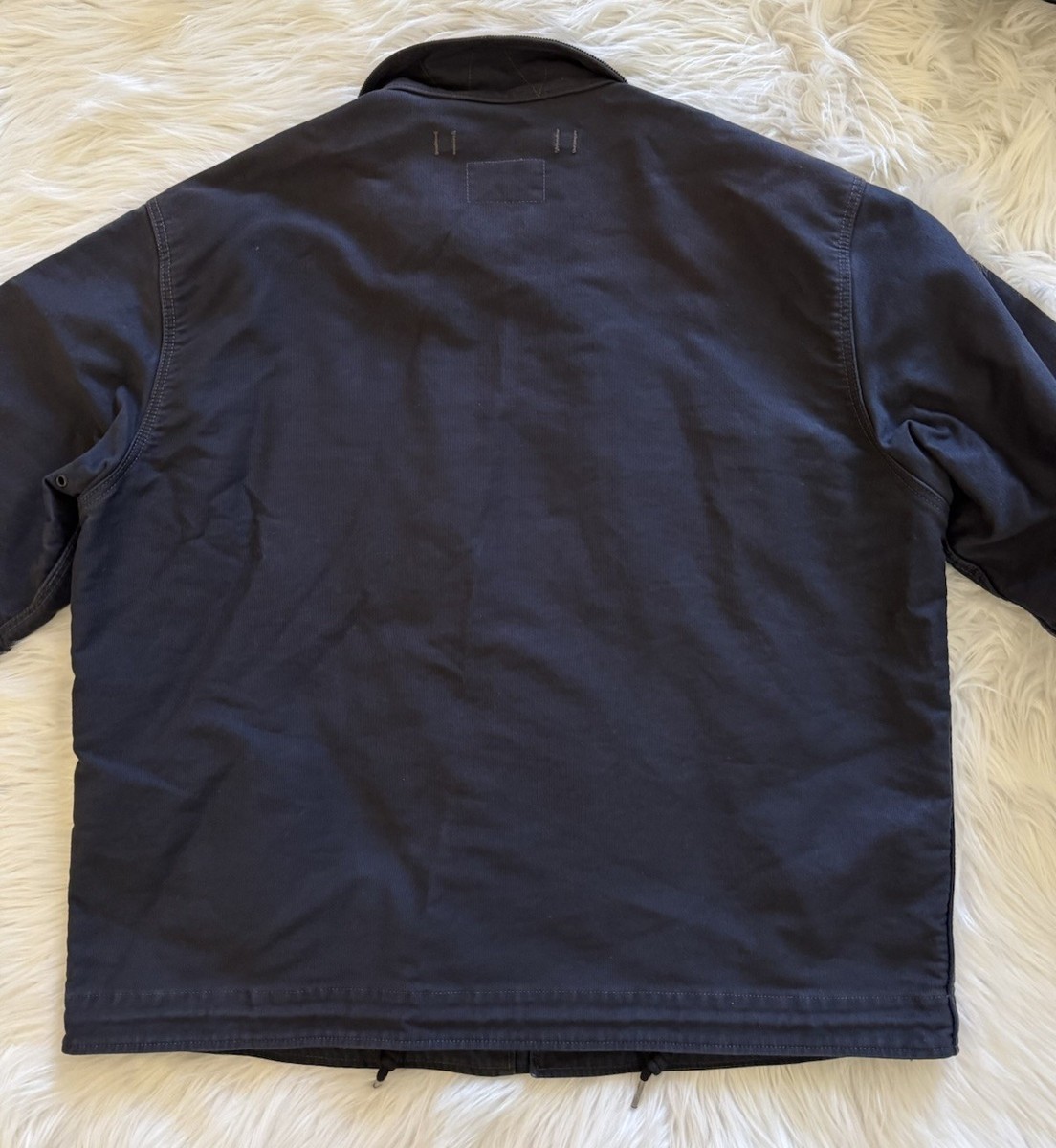 RRL Double RL Ralph Lauren Cotton Deck Jacket Dark Navy XL | eBay