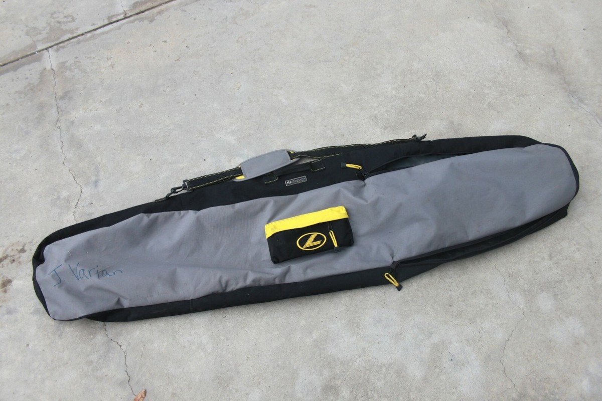 Lamar black/grey zipper Snowboard Bag | eBay