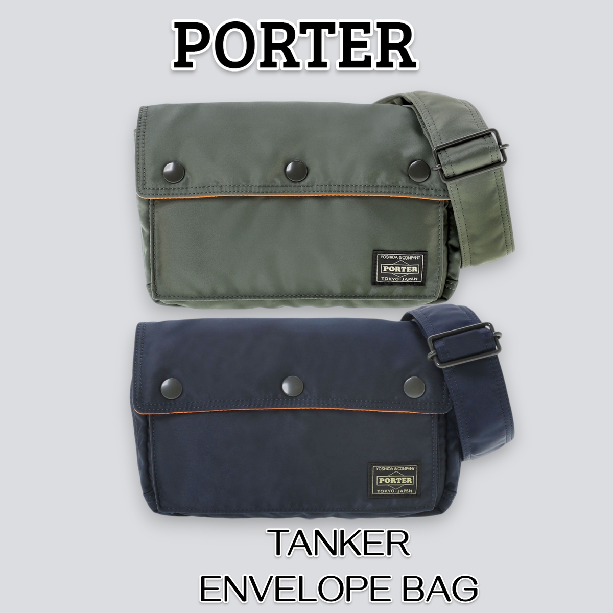 PORTER YOSHIDA TANKER ENVELOPE BAG 622-26111 Shoulder Bag Unisex