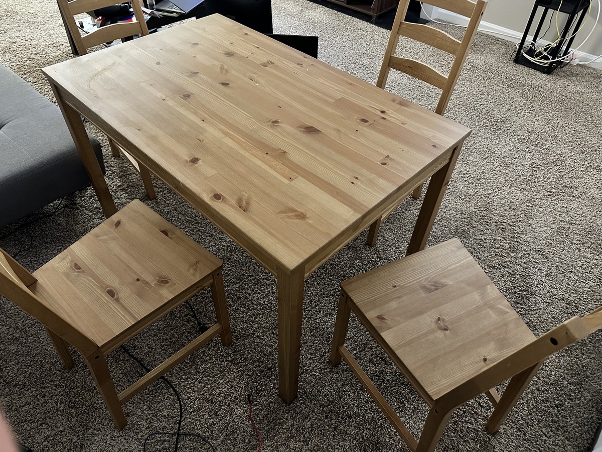 IKE JOKKMOKK table and 4 chair | eBay