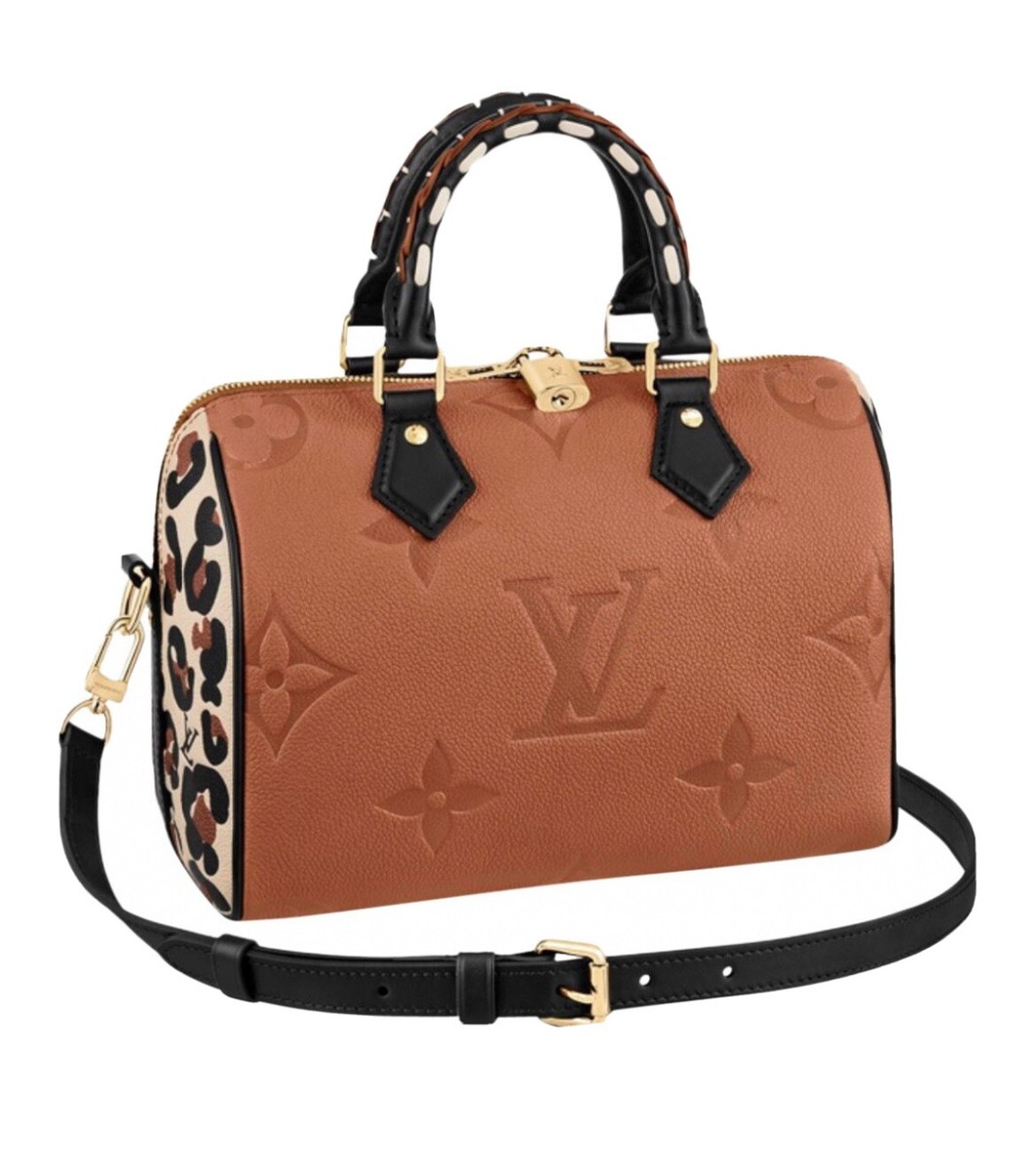 LOUIS VUITTON SPEEDY 25 WILD AT HEART Caramel Bag 🦄 Limited