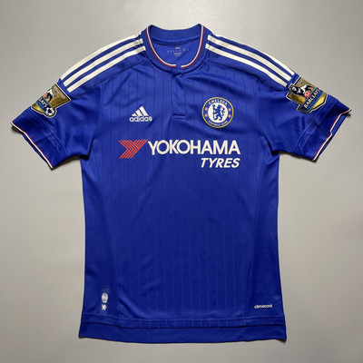 CHELSEA ADIDAS 2015/2016 FOOTBALL HOME JERSEY #10 EDEN HAZARD SIZE